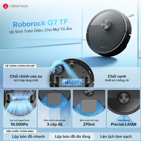 Robot Hút Bụi Lau Nhà Roborock Q7TF 7
