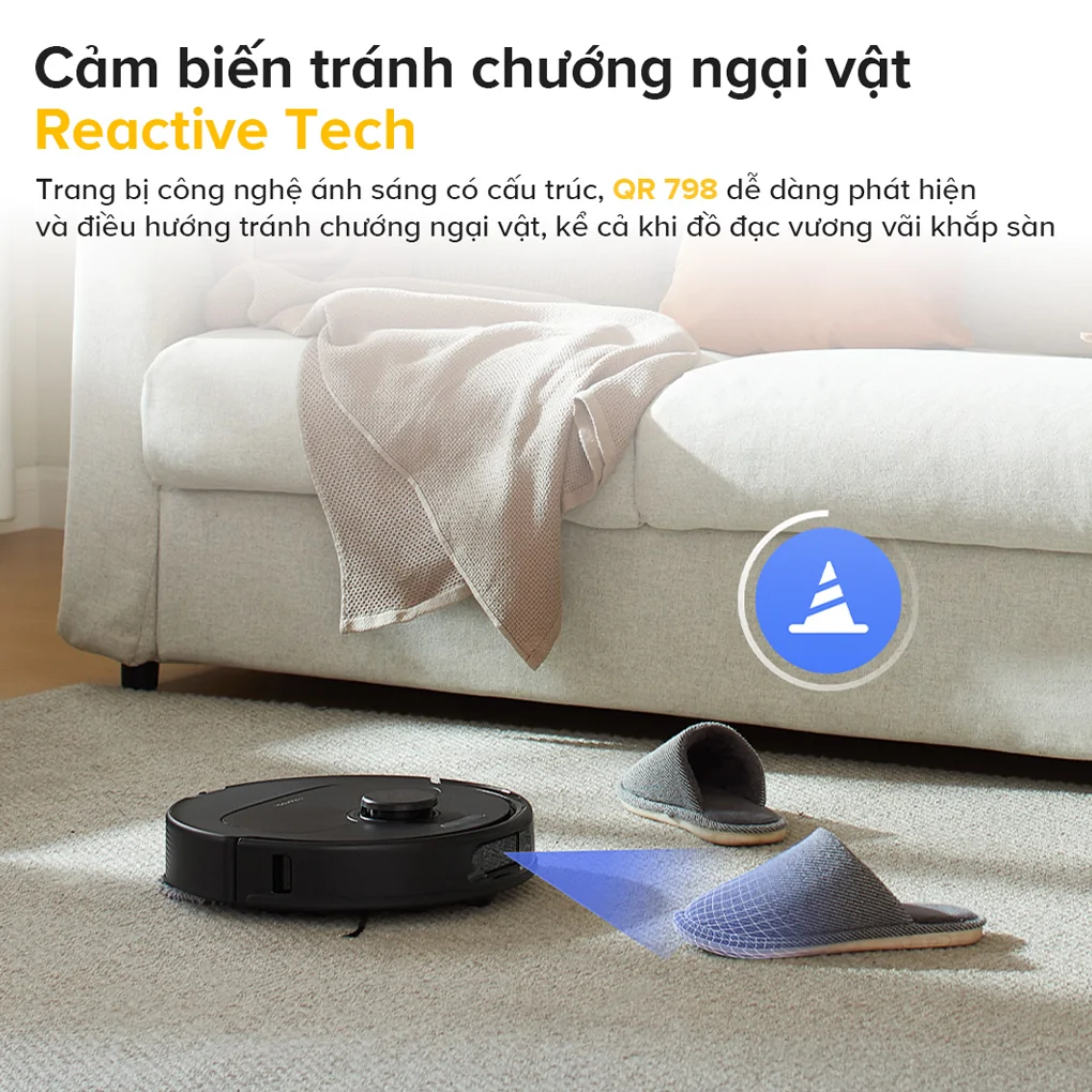 Robot Hút Bụi Lau Nhà Roborock QR 798 - Trắng 13