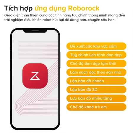 Robot Hút Bụi Lau Nhà Roborock QR 798 - Trắng 24