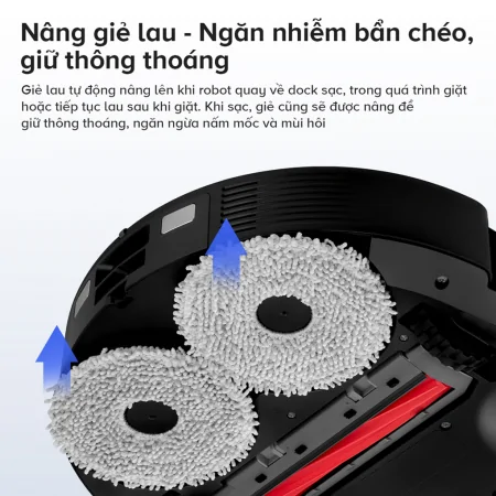 Robot Hút Bụi Lau Nhà Roborock QR 798 - Đen 14
