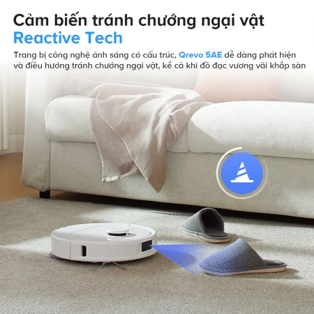 Robot Hút Bụi Lau Nhà Roborock Q Revo 5AE - Trắng 14