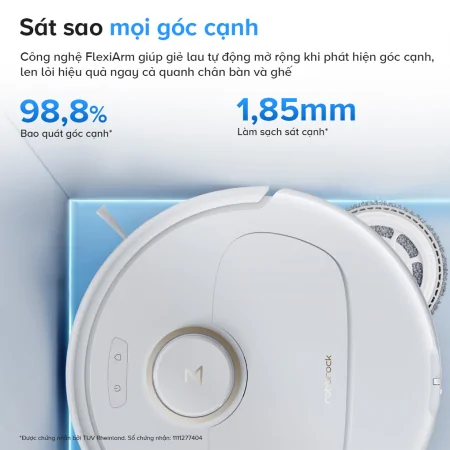 Robot Hút Bụi Lau Nhà Roborock Q Revo 5AE - Trắng 19