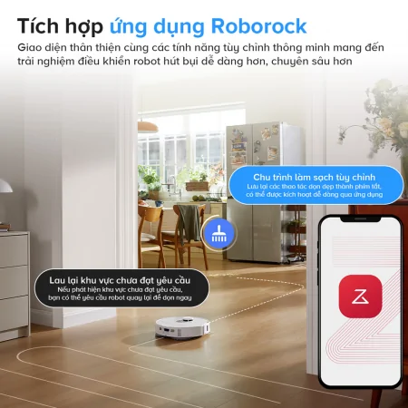 Robot Hút Bụi Lau Nhà Roborock Q Revo 5AE - Trắng 26