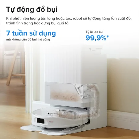 Robot Hút Bụi Lau Nhà Roborock Q Revo 5AE - Đen 18