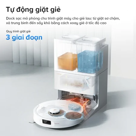 Robot Hút Bụi Lau Nhà Roborock Q Revo 5AE - Đen 8