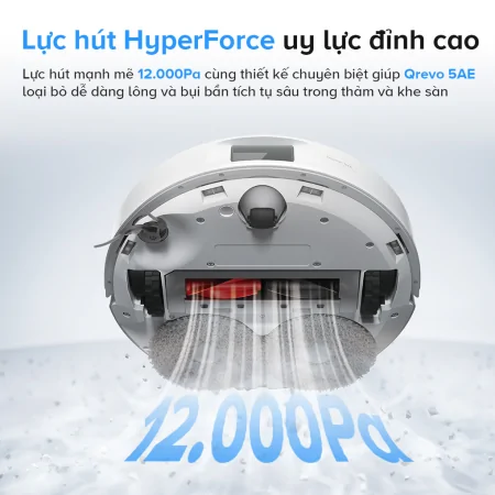 Robot Hút Bụi Lau Nhà Roborock Q Revo 5AE - Đen 9