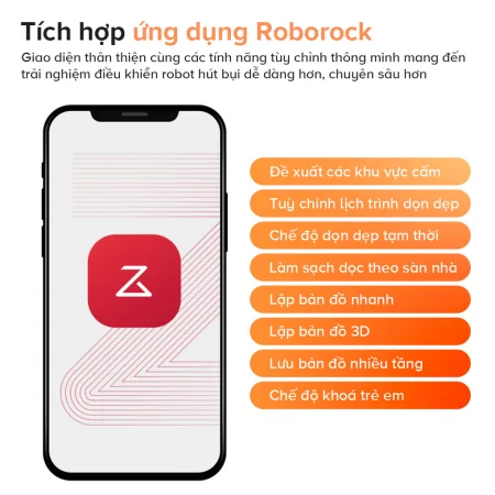 Robot Hút Bụi Lau Nhà Roborock Q Revo 5V1 Trắng 11