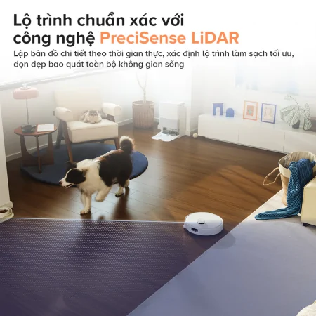 Robot Hút Bụi Lau Nhà Roborock Q Revo 5V1 Trắng 18