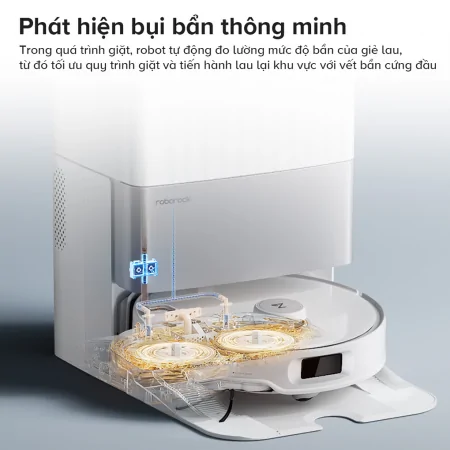 Robot Hút Bụi Lau Nhà Roborock Q Revo 5V1 Đen 7