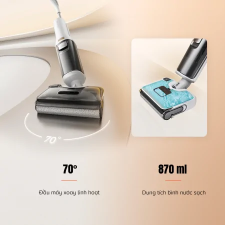 Máy Hút Bụi Lau Nhà Cầm Tay Roborock F25 RT 10