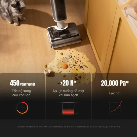 Máy Hút Bụi Lau Nhà Cầm Tay Roborock F25 RT 8