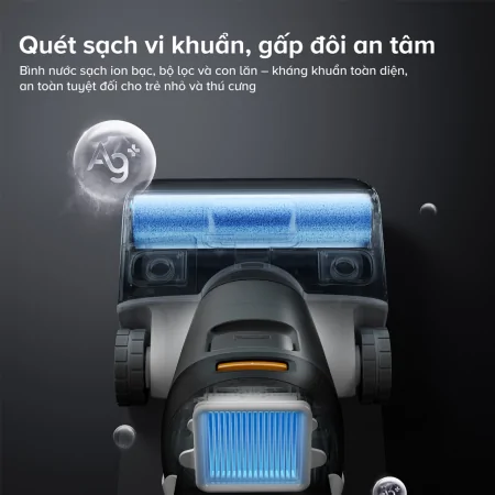 Máy Hút Bụi Lau Nhà Cầm Tay Roborock F25 ACE Combo 15