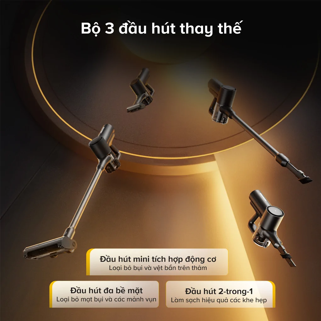 Máy Hút Bụi Lau Nhà Cầm Tay Roborock F25 ACE Combo 5