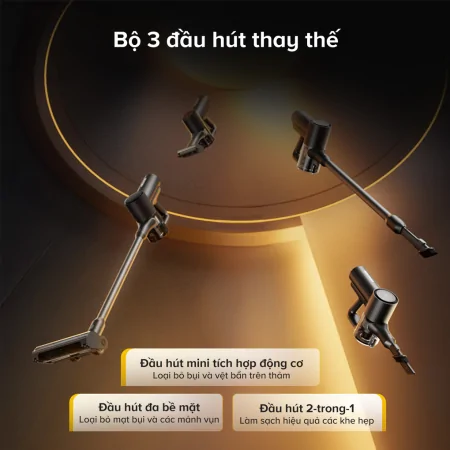 Máy Hút Bụi Lau Nhà Cầm Tay Roborock F25 ACE Combo 5