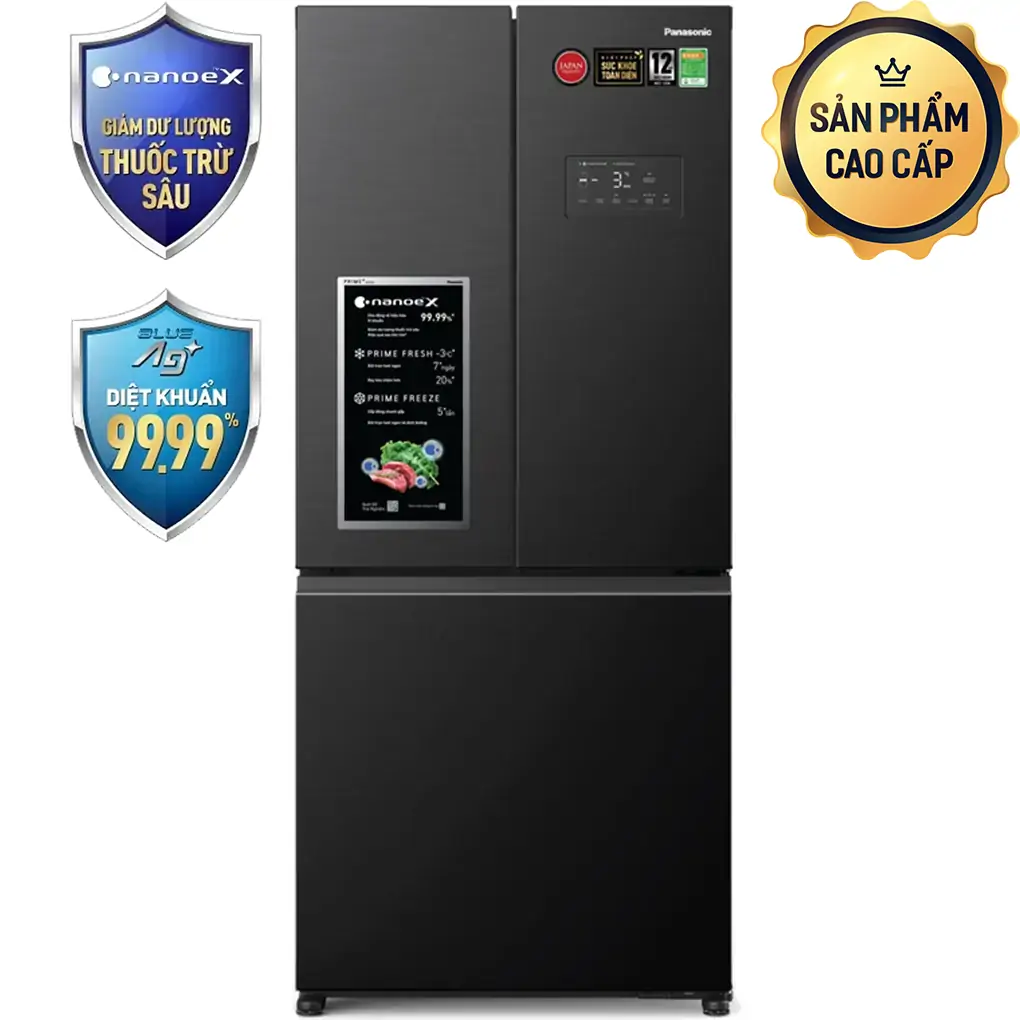 Tủ Lạnh Panasonic Inverter 495 Lít PRIME+ Edition NR-CW530HVK9