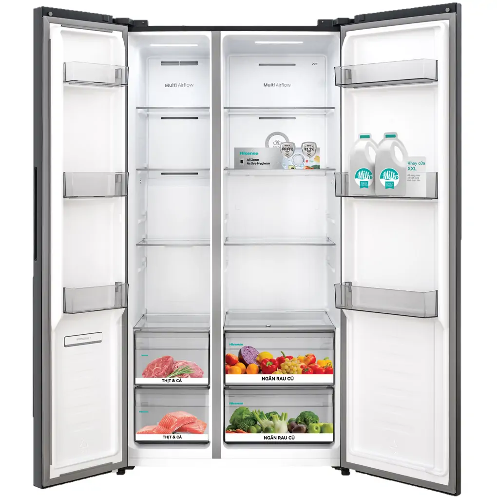 Tủ Lạnh Hisense Inverter 544 Lít RS708N4EBN 0