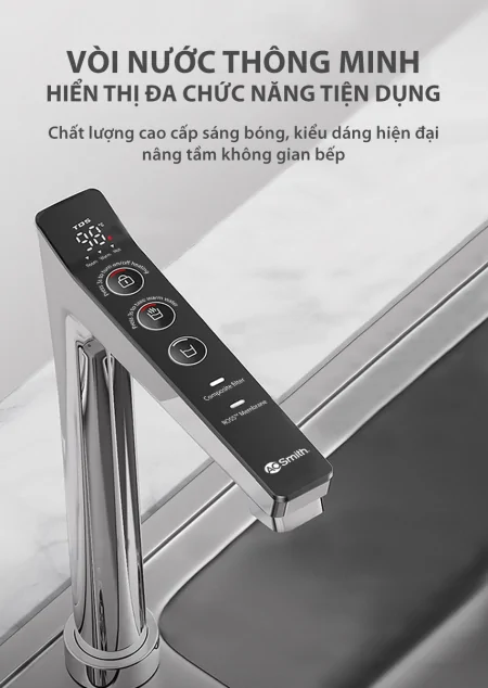 Máy Lọc Nước Đặt Gầm Công Suất Lớn A. O. Smith ROSS™ LUX-AOU800HOT 13