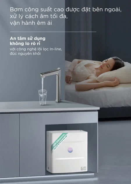 Máy Lọc Nước Đặt Gầm Công Suất Lớn A. O. Smith ROSS™ LUX-AOU800HOT 15