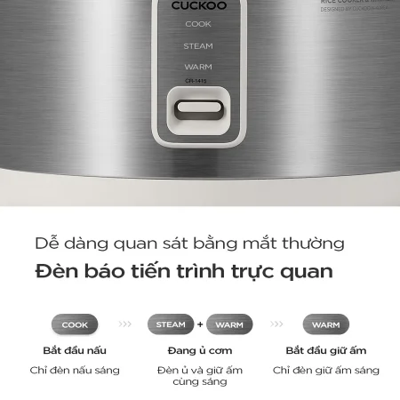 Nồi Cơm Điện Cuckoo CR-1415/GWVNCV 4