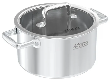 Bộ Nồi Chảo Inox Hybrid Liền Đáy Sunhouse Mama SHG810 1