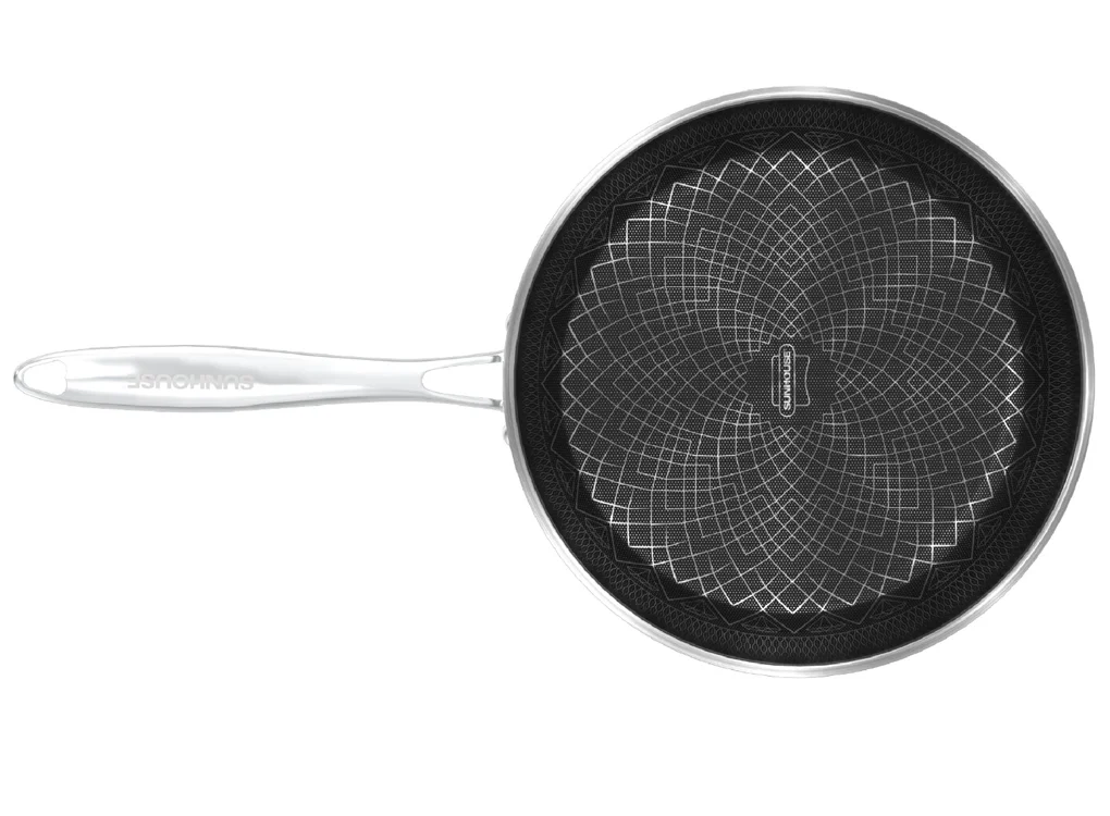 Bộ Nồi Chảo Inox Hybrid Liền Đáy Sunhouse Mama SHG810 6