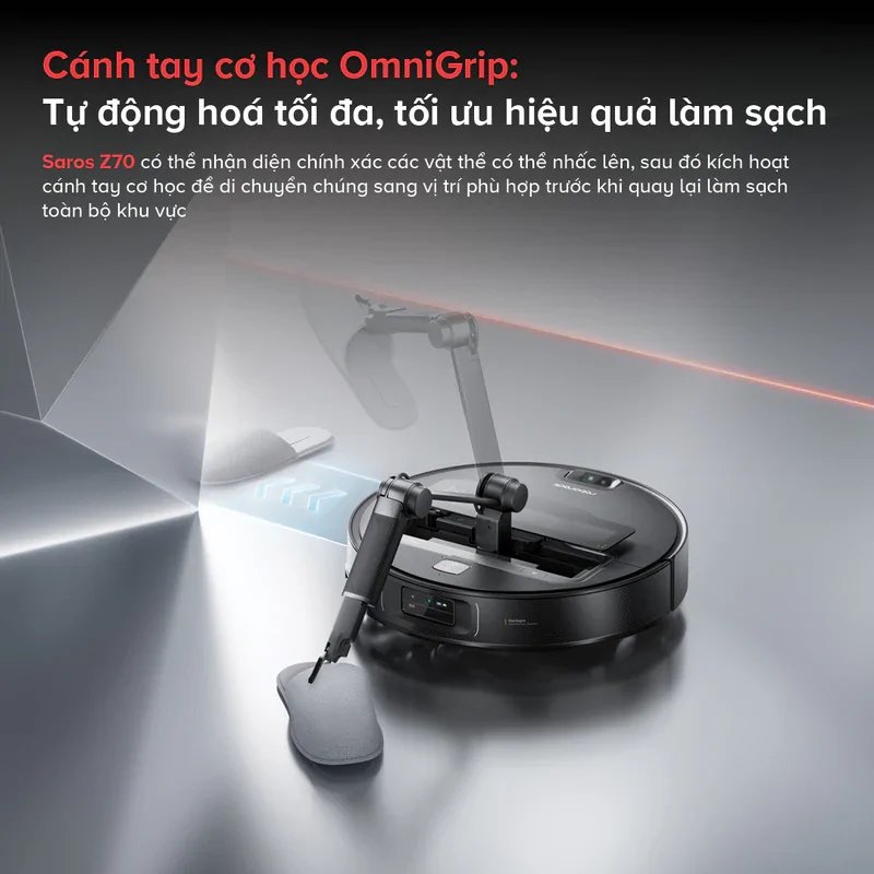 Robot Hút Bụi Lau Nhà Roborock Saros Z70 13