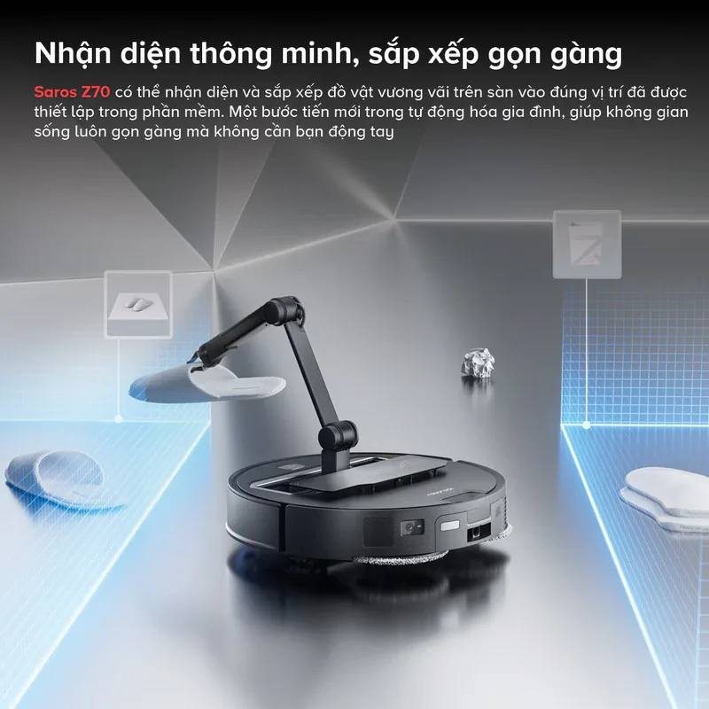 Robot Hút Bụi Lau Nhà Roborock Saros Z70 14