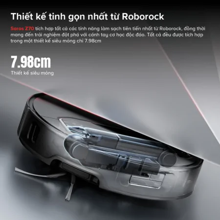 Robot Hút Bụi Lau Nhà Roborock Saros Z70 22