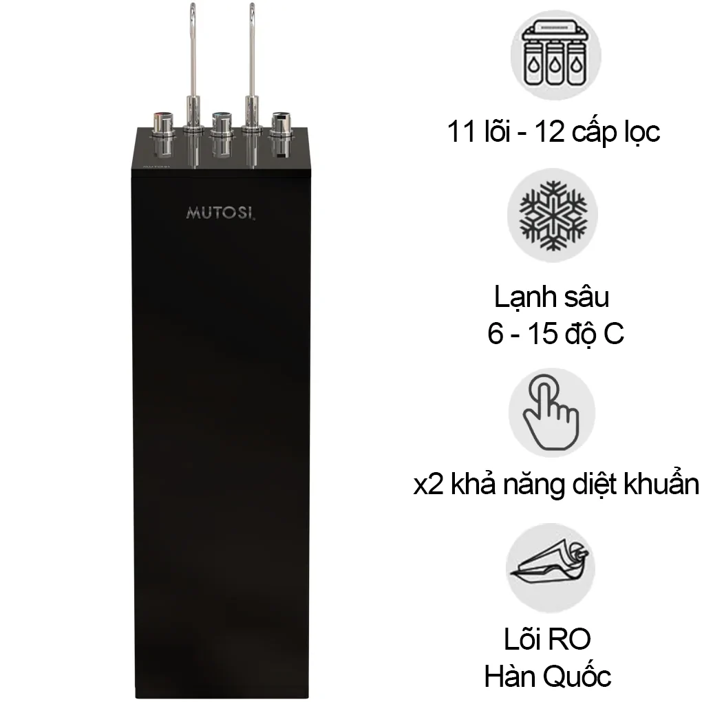 Máy Lọc Nước Nóng Lạnh Nguội Đèn UV Khử Khuẩn Mutosi MP-S119UV 11 Lõi