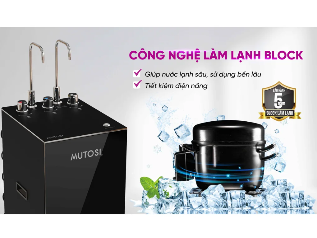Máy Lọc Nước Ion Kiềm Hydrogen Mutosi MP-H112UV 11 Lõi 8