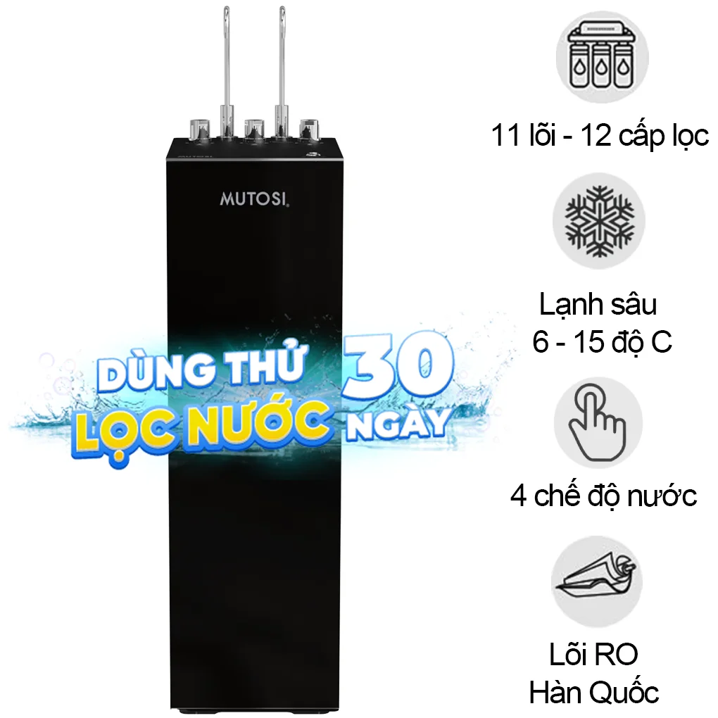 Máy Lọc Nước Ion Kiềm Hydrogen Mutosi MP-H112UV 11 Lõi
