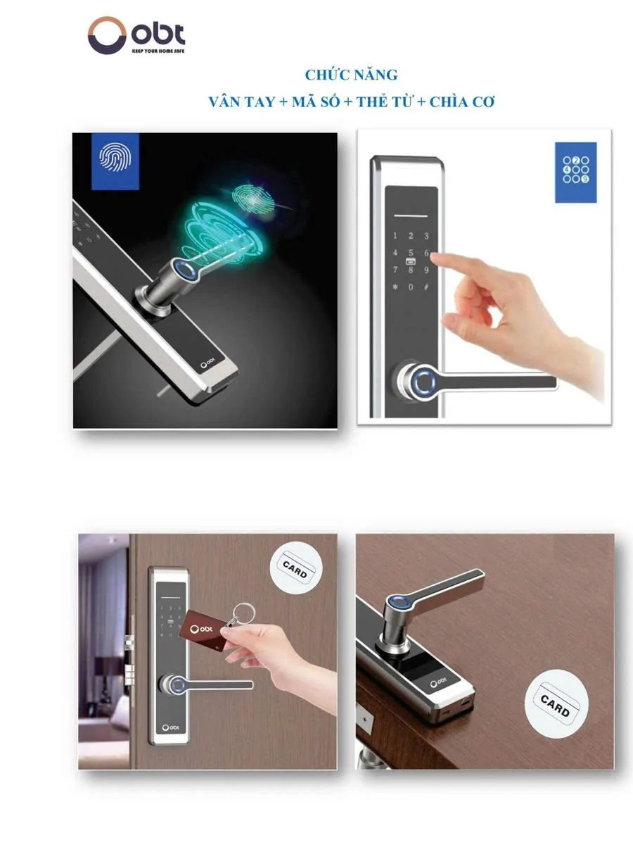 Khóa Thông Minh ORBITA P78 4