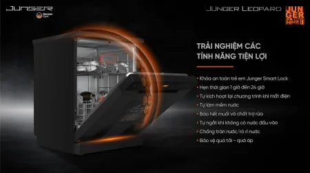 Máy Rửa Bát Junger Leopard DWJ-183-VG - Xuất Xứ Thái Lan 11