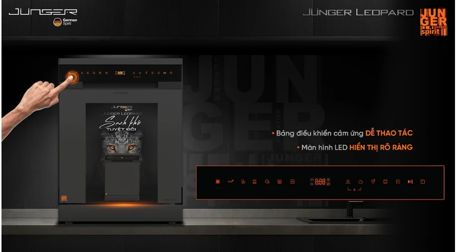 Máy Rửa Bát Junger Leopard DWJ-183-VG - Xuất Xứ Thái Lan 13