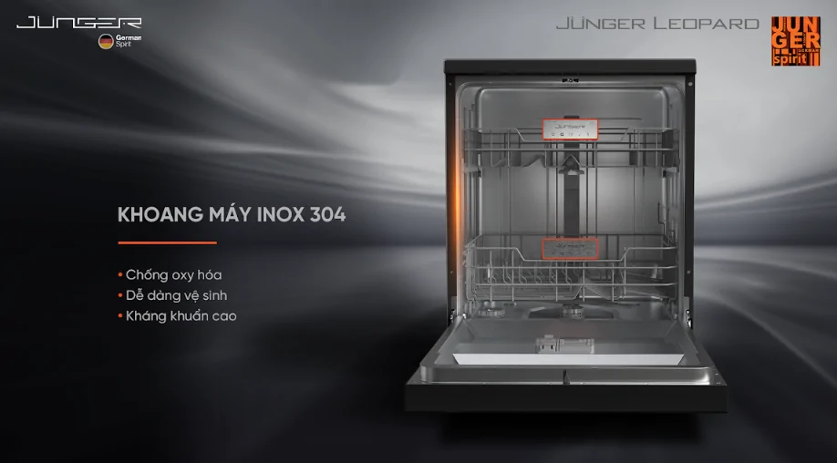 Máy Rửa Bát Junger Leopard DWJ-183-VG - Xuất Xứ Thái Lan 15