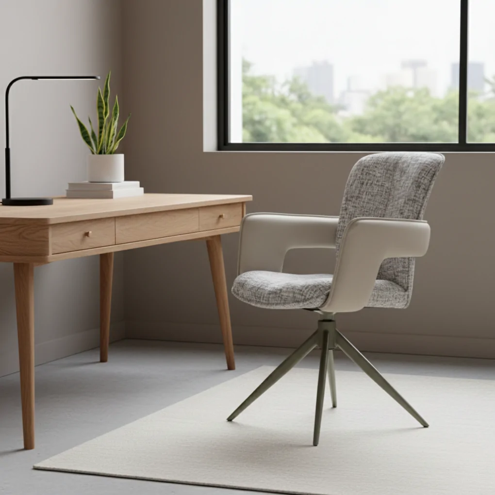 Ghế Ăn Rina Xám nhạt