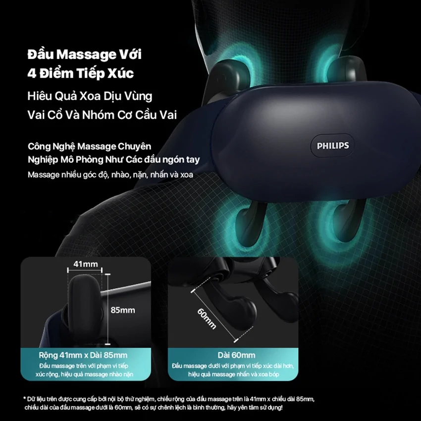 Đai Massage Vai Cổ Philips PPM3322 3
