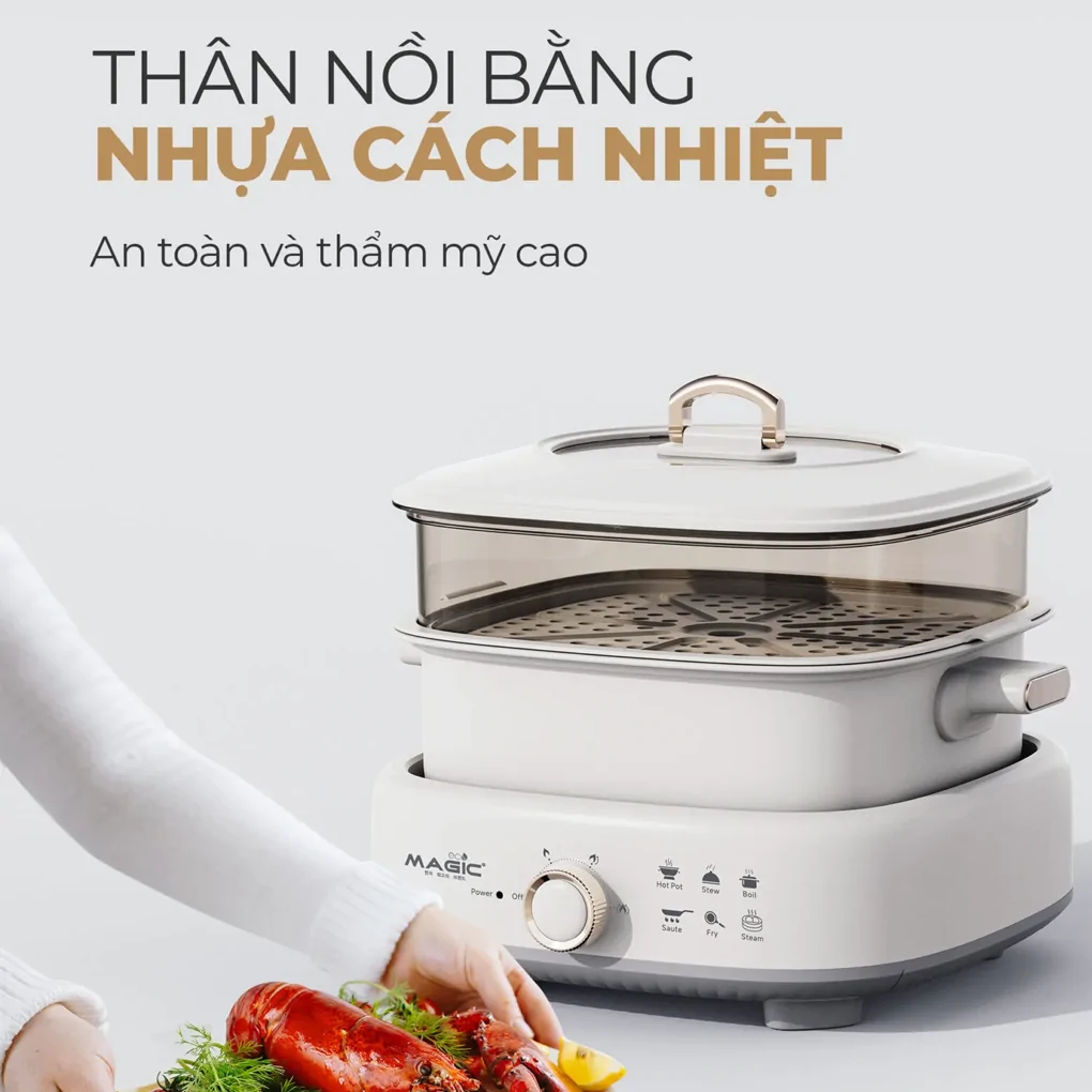 Nồi Hấp Lẩu Magic Eco AC-281 17