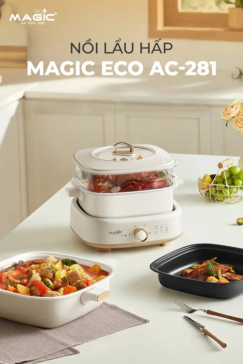 Nồi Hấp Lẩu Magic Eco AC-281 7