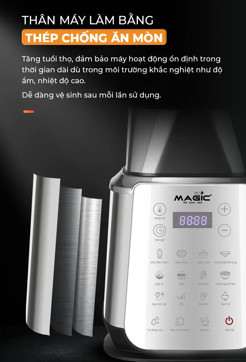 Máy Xay Sữa Hạt Magic Eco AC-145 1.75 Lít 11