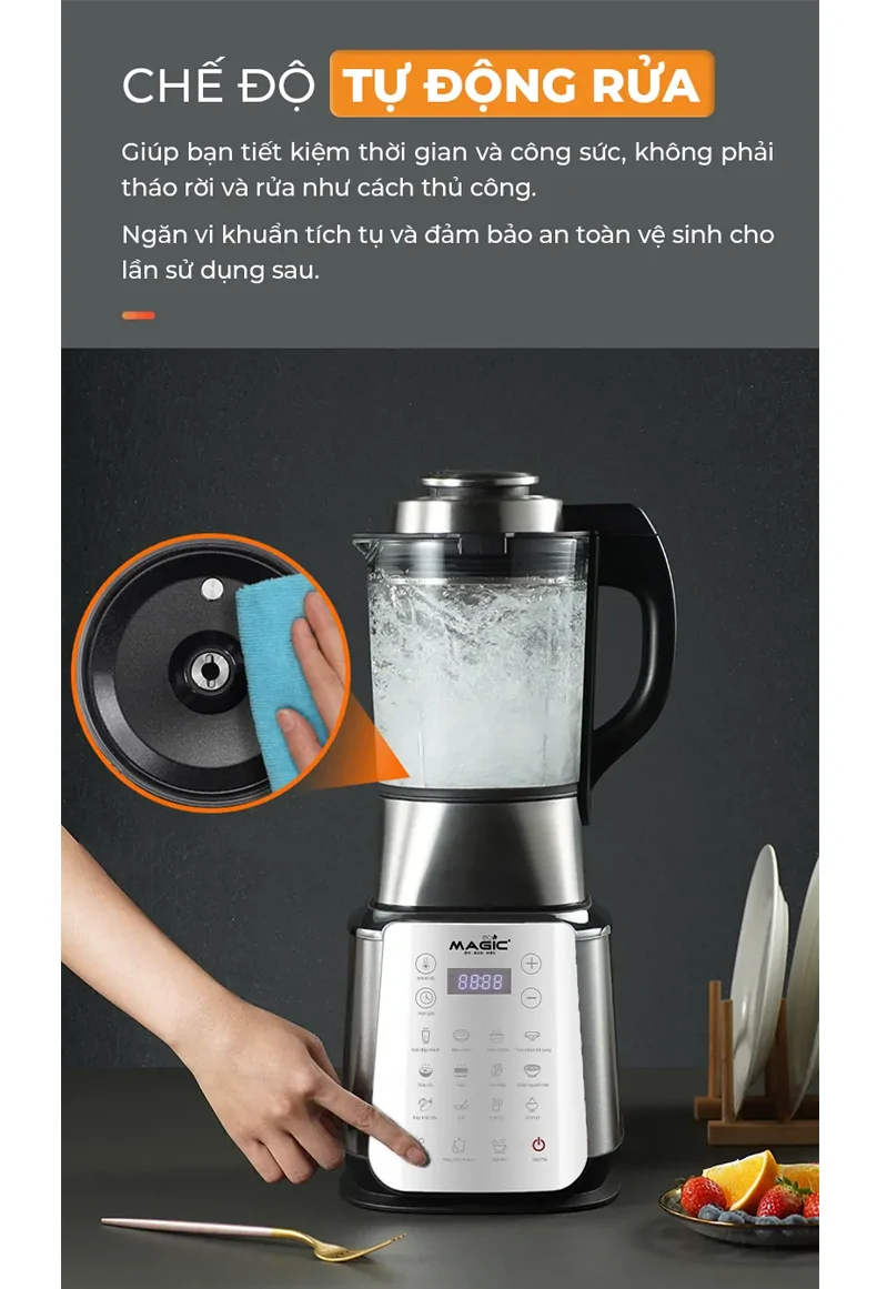 Máy Xay Sữa Hạt Magic Eco AC-145 1.75 Lít 13