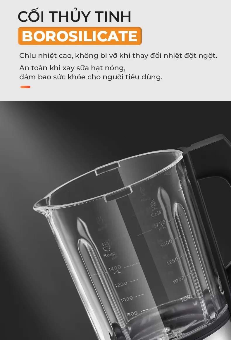 Máy Xay Sữa Hạt Magic Eco AC-145 1.75 Lít 6