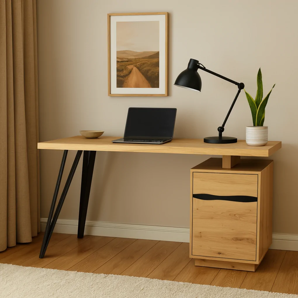 Bàn Làm Việc YSL-VTF-08 Nâu gỗ