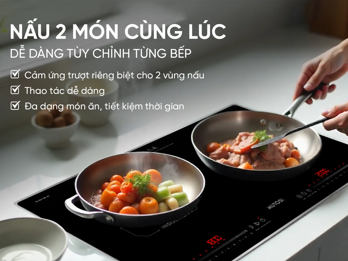 Bếp Từ Đôi Mutosi MI-36 11