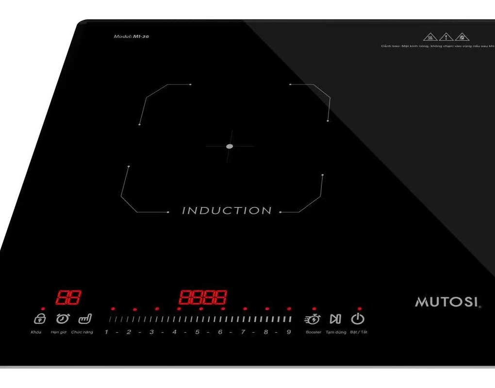 Bếp Từ Đôi Mutosi MI-36 5