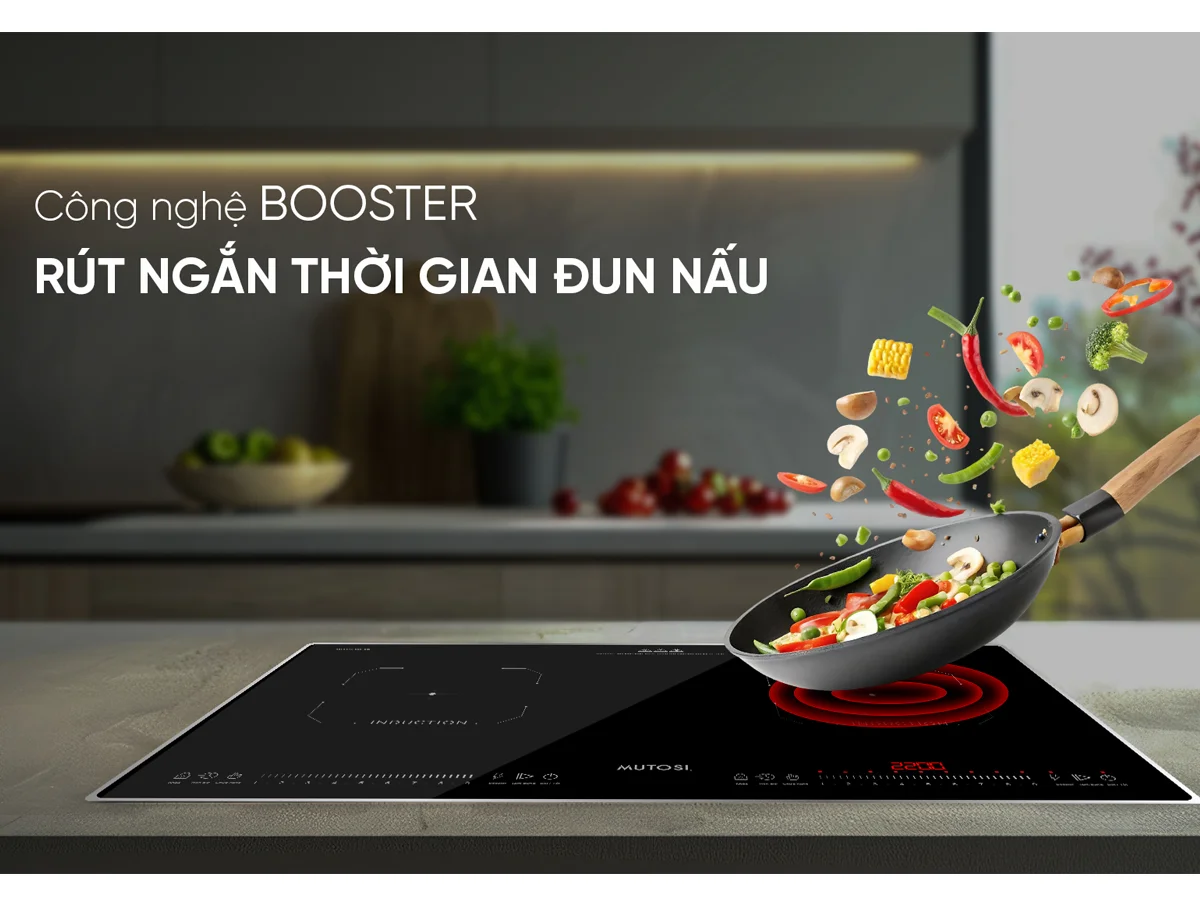 Bếp Từ Đôi Mutosi MI-36 8