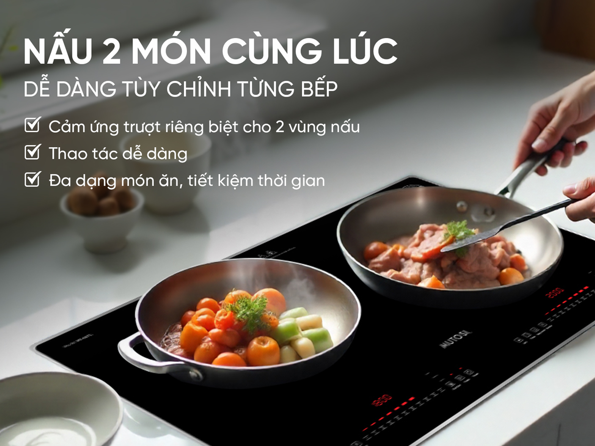Bếp Từ Đôi Mutosi MI-68TL - Xuất Xứ Thái Lan 14