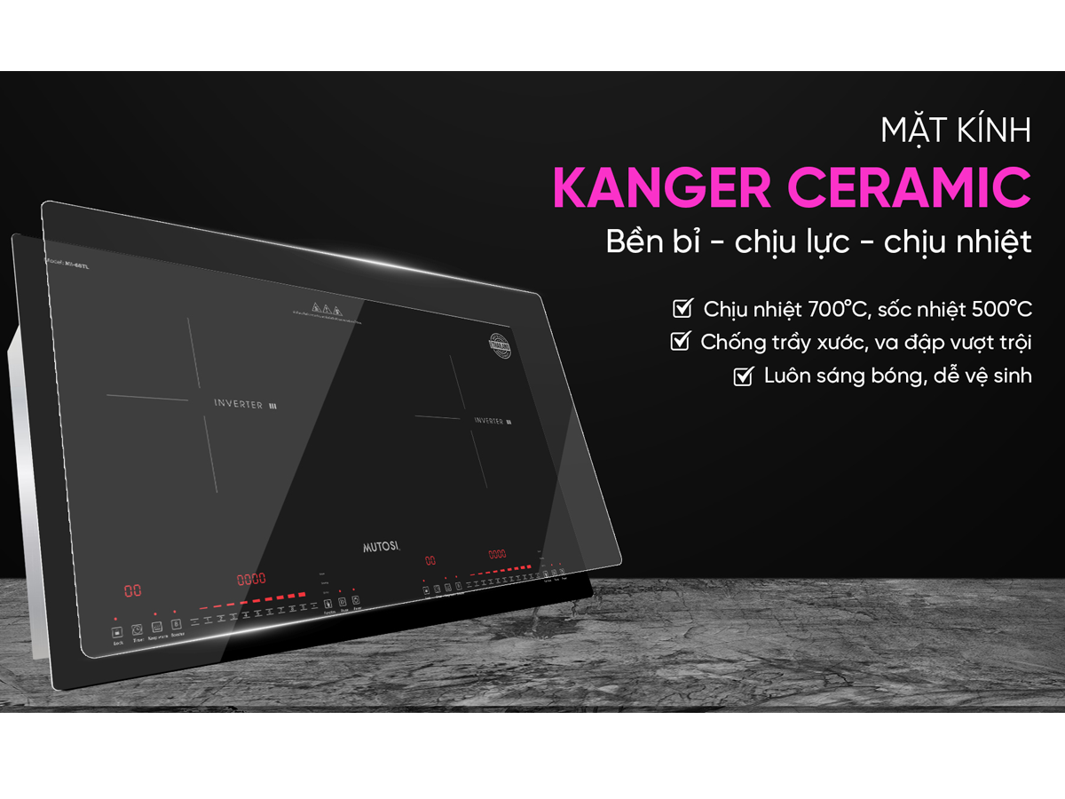 Bếp Từ Đôi Mutosi MI-68TL - Xuất Xứ Thái Lan 9