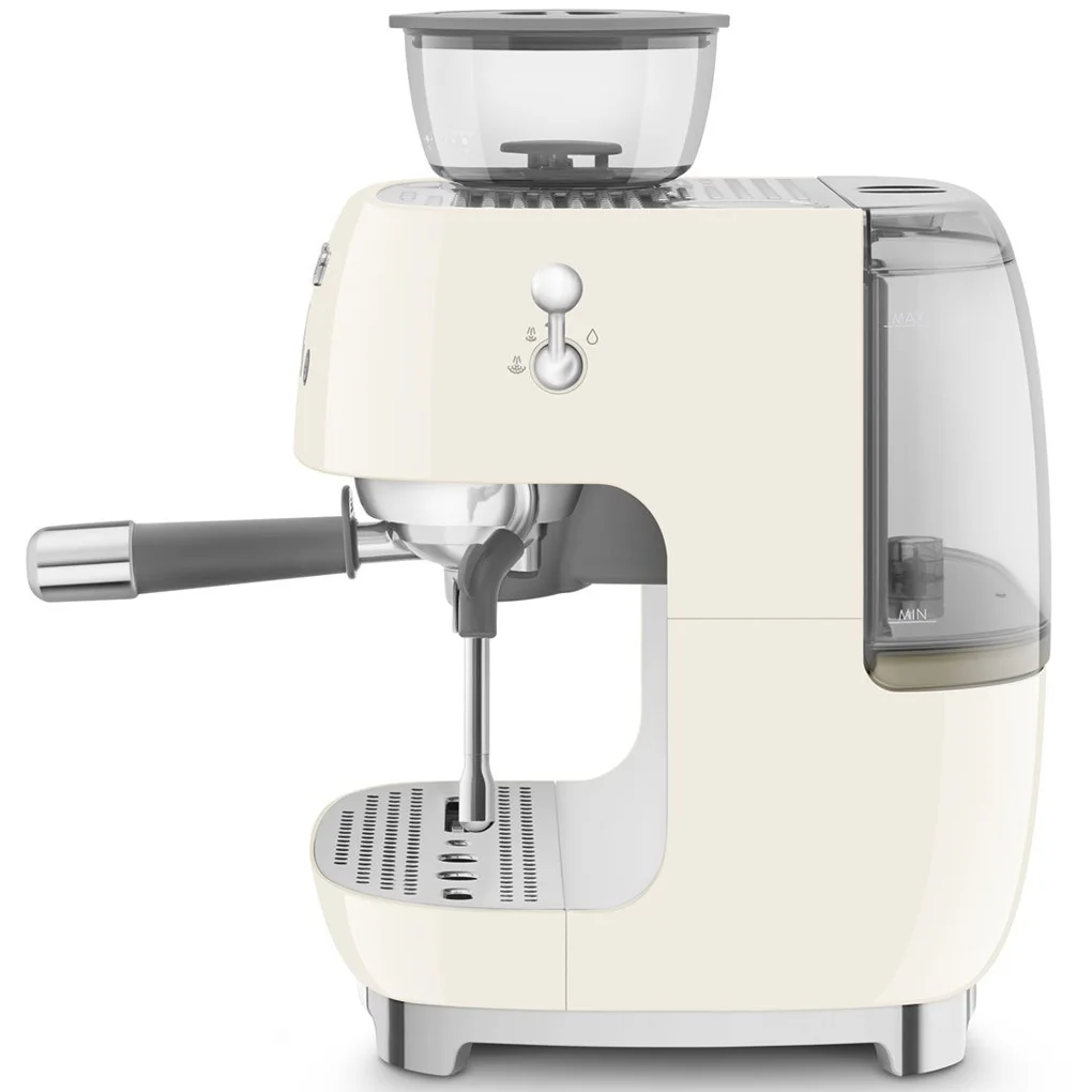 Máy Pha Cà Phê Tích Hợp Xay Smeg EGF03CREU Màu Kem 5