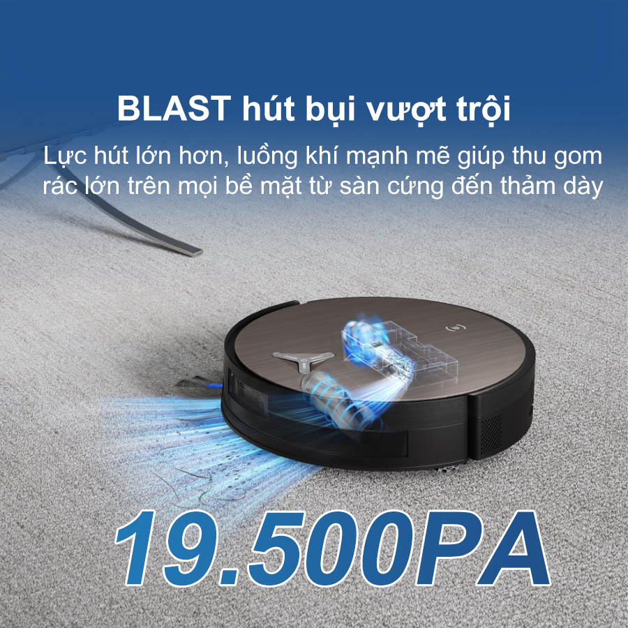 Robot Hút Bụi Lau Nhà Ecovacs Deebot X11 OmniCyclone 23